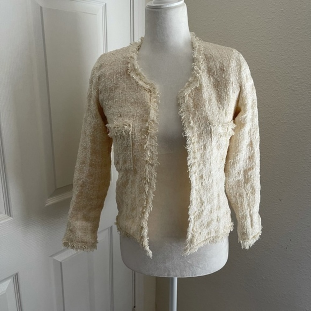 Alexis metallic tweed jacket